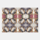 結婚リングや輪 ラッピングペーパーシート (正面)