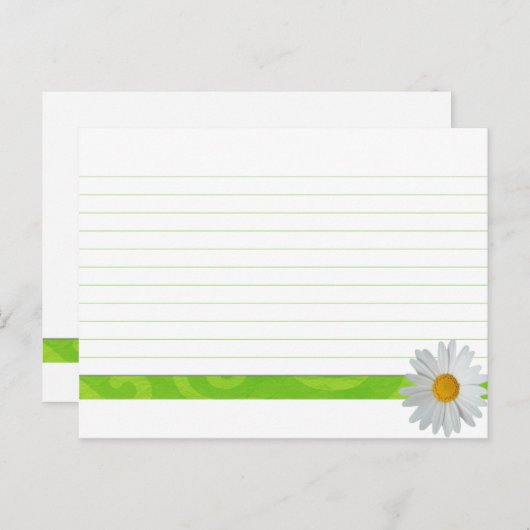 結婚レシピカード ブライトデイジー ポストカード (正面/裏面)