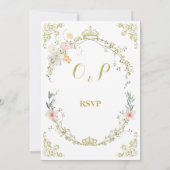 結婚ヴィンテージフローラクラシックオーナメント (裏面)