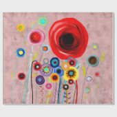 結婚ヴィンテージ夢 ラッピングペーパー (フラット)