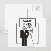 結婚上のゲーム ポストカード (正面/裏面)