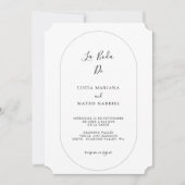 結婚中スペインの |ラボモダンダ書道 招待状 (正面)