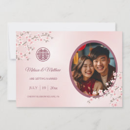 結婚中国のダブル幸せさくらんぼ セーブザデート