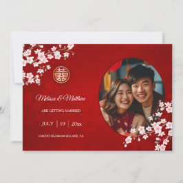 結婚中国のダブル幸せさくらんぼ セーブザデート