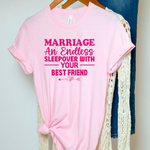 結婚人間関係スリープ最高のオンフレンド Tシャツ