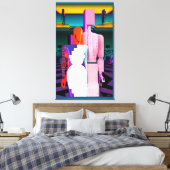 結婚伝統的の夢 キャンバスプリント (インサイチュ (寝室))