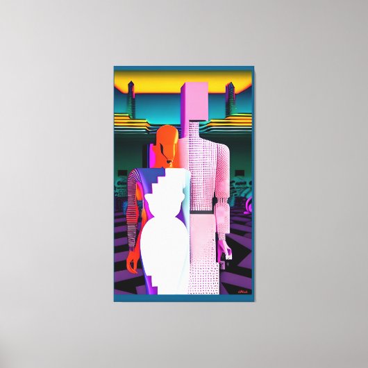 結婚伝統的の夢 キャンバスプリント (正面)