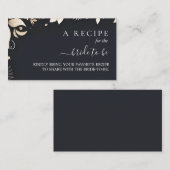 結婚伝統的の誓の更新ブライダルシャワー エンクロージャーカード (正面/裏面)