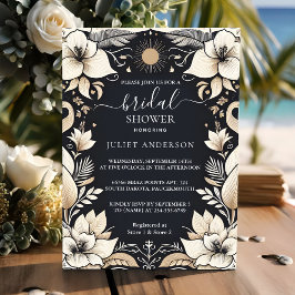 結婚伝統的の誓の更新ブライダルシャワー 招待状