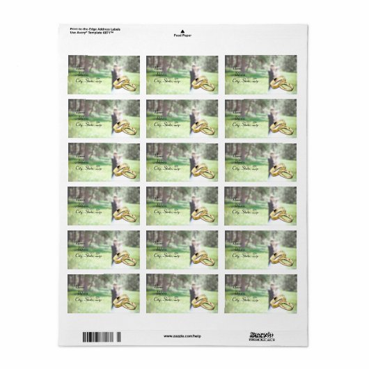 結婚住所 シール (フルシート)