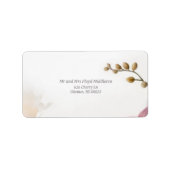 結婚住所 シール (正面)