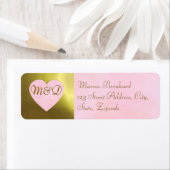 結婚住所 シール |ヴィンテージバラピンク (インサイチュ)