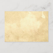 結婚健康なスカルのヴィンテージカードを望みます エンクロージャーカード (裏面)