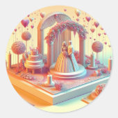 結婚債 ラウンドシール (正面)