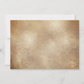 結婚先導世界地図 ゴールド リムーブハート 招待状 (裏面)