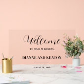 結婚入試ミニマル結婚リスト アクリルサイン (ウェディング)