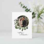 結婚写真とメリー初めてのクリスマス シーズンポストカード (スタンド正面)