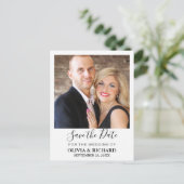 結婚写真の保存日発表 ポストカード (スタンド正面)