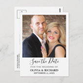 結婚写真の保存日発表 ポストカード (正面/裏面)