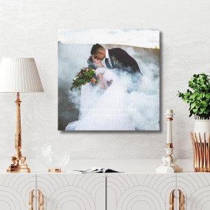 結婚写真の名前と日付のオーダーメイドグッズ キャンバスプリント
