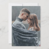 結婚写真の映画ポスター 現代のミニマリストスタイル セーブザデート (裏面)