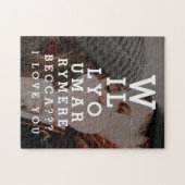 結婚写真オプティシアンチャート私と結婚してくれないか ジグソーパズル (横)