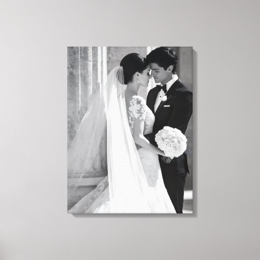 結婚写真キャンバスアート キャンバスプリント (正面)