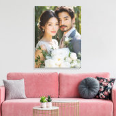 結婚写真キャンバスアート キャンバスプリント (インサイチュ (リビング))