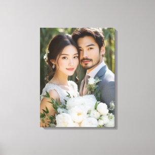 結婚写真キャンバスアート キャンバスプリント