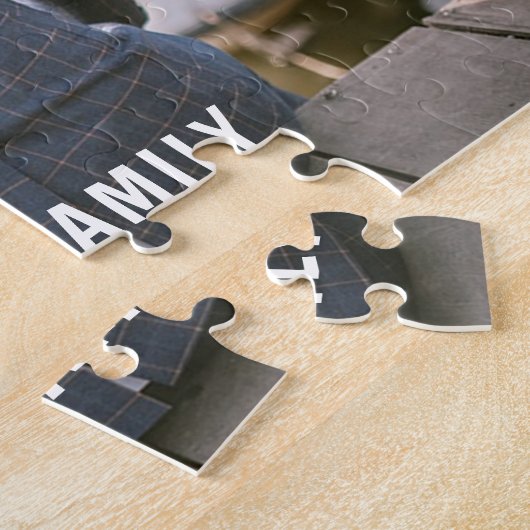 結婚写真ジグパーソナライズされたソージグソーパズル ジグソーパズル (側面)