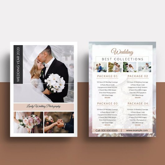 結婚写真価格表テンプレート