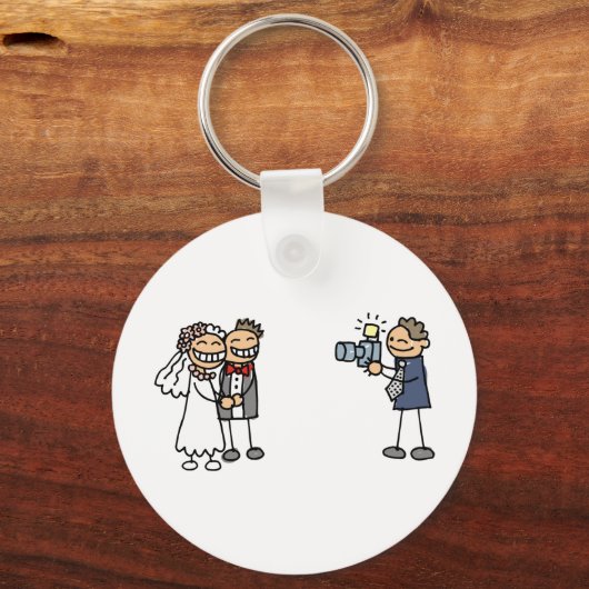 結婚写真家の写真結婚写真 キーホルダー (正面)