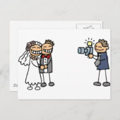 結婚写真家の写真結婚写真 ポストカード (正面/裏面)