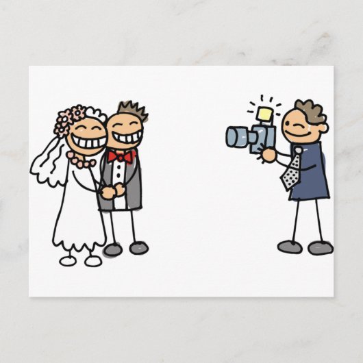結婚写真家の写真結婚写真 ポストカード (正面)