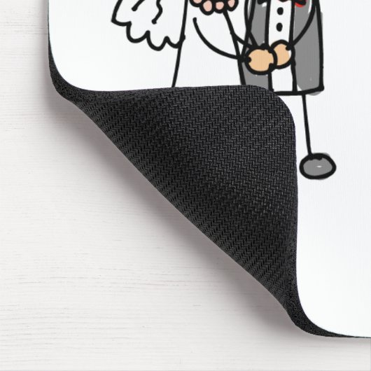 結婚写真家の写真結婚写真 マウスパッド (コーナー)