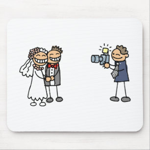 結婚写真家の結婚写真 マウスパッド
