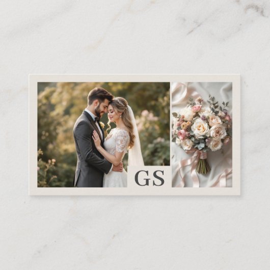 結婚写真家エレガント撮影プロフェッショナル 名刺 (裏面)