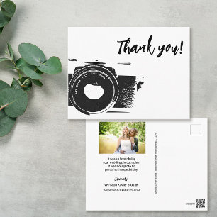 結婚写真家ロゴなしフォトポストカード ポストカード