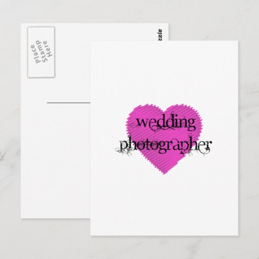 結婚写真家 ポストカード (正面/裏面)