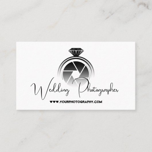 結婚写真家 名刺 (正面)