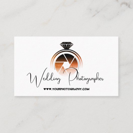 結婚写真家(Aged Look) 名刺 (正面)