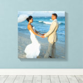 結婚写真12"x12" キャンバスプリント (インサイチュ (ウッドフロア))