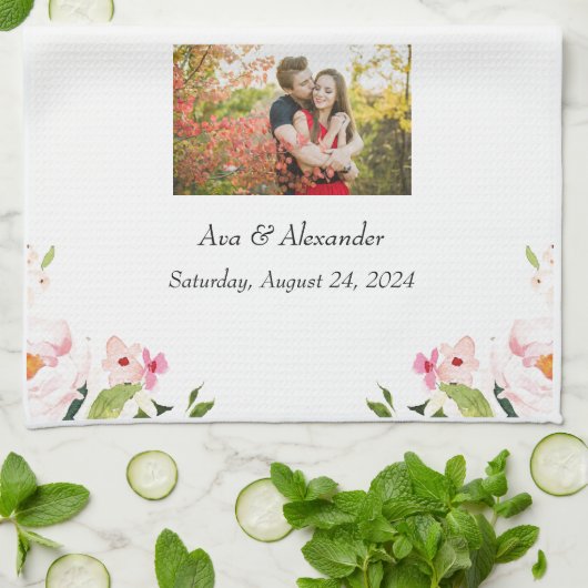 結婚写真 キッチンタオル (折り畳み)