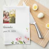 結婚写真 キッチンタオル (四つ折り)