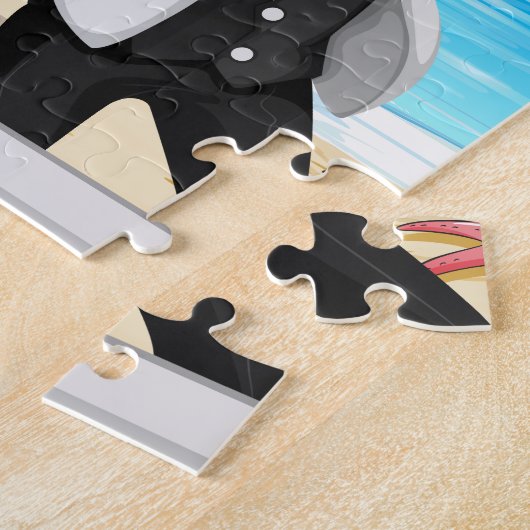 結婚写真 ジグソーパズル (側面)