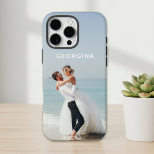 結婚写真 名前入り メモリアルギフト iPhone 16 PRO MAXケース