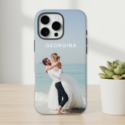 結婚写真 名前入り メモリアルギフト Case-Mate iPhoneケース