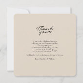 結婚写真 手書き エレガント 感謝 (裏面)