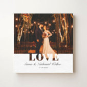 結婚写真 新婚夫婦の記念品 キャンバスプリント