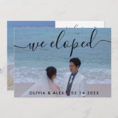 結婚写真 案内状 (正面/裏面)